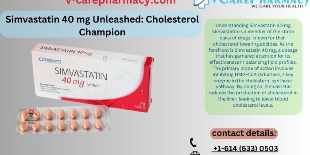 Simvastatin 40 mg Unleashed: Cholesterol Champion